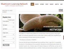 Tablet Screenshot of mushroom-learning-network.org